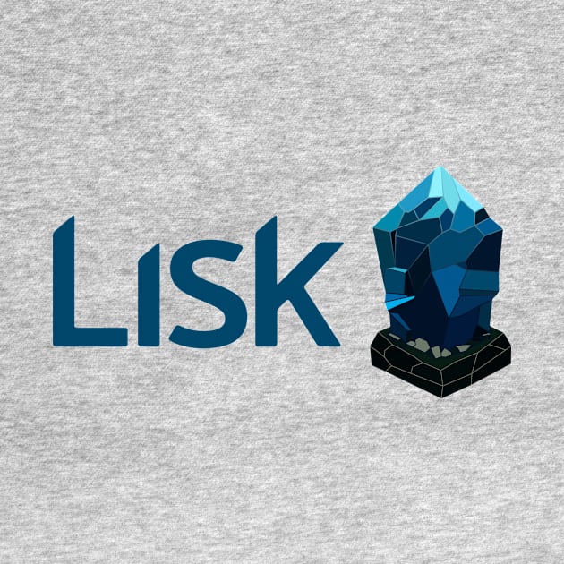 Lisk CryptoCurrency Logo. by CryptoTextile